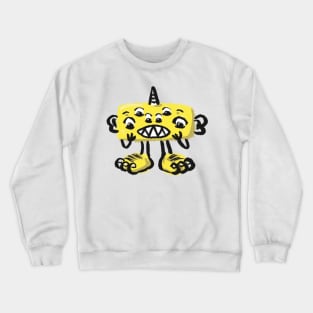 Little Big Foot Doodle Monster Crewneck Sweatshirt